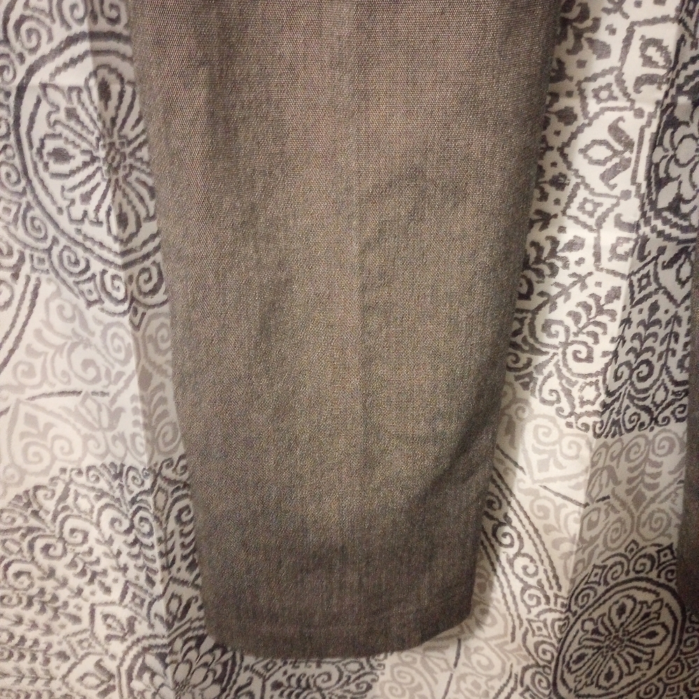 NWTWorthington Grey Slacks Trousers Zipper Waist Detail Dress Pants WomenSize 10 - Picture 10 of 16